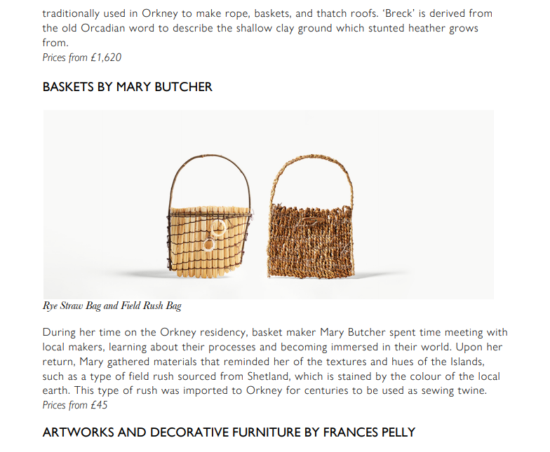 Baskets by Mary Butcher